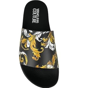 Amazon.com | VERSACE JEANS COUTURE Sandal 78VA3SQ3 ZS365